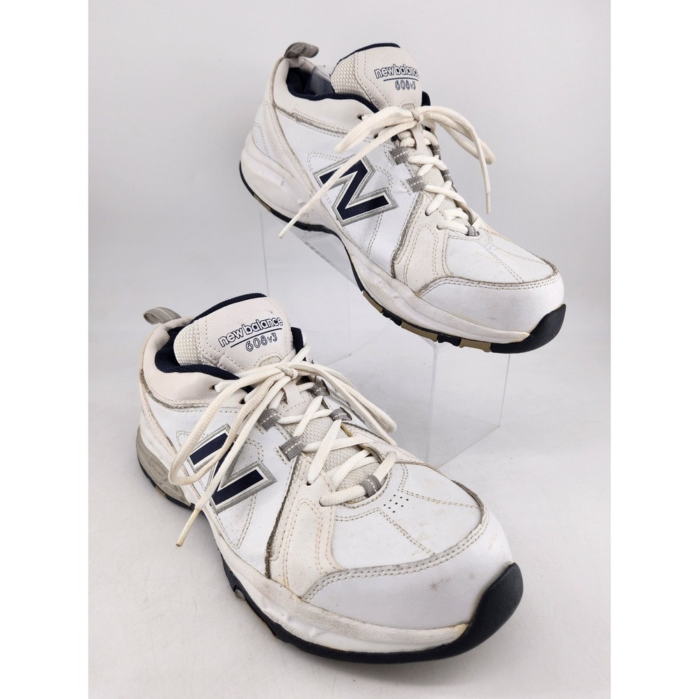 New Balance 608v3 Training Shoes‎ Sneakers Mens 11 4E White Navy MX608V3W